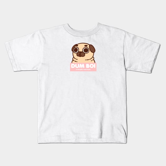 Dum boi Puglie Kids T-Shirt by Puglie Pug 